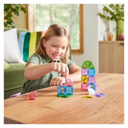 MAGNA-TILES microMAGS  Spring Garden, Travel set, 24 piese