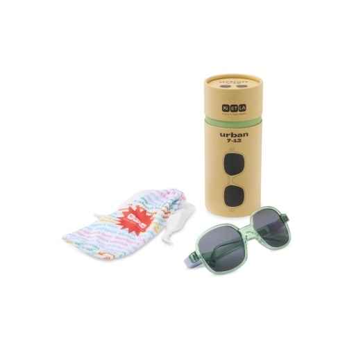 Ochelari de soare polarizați Ki Et La 4-12 ani - Urban Green Lavender