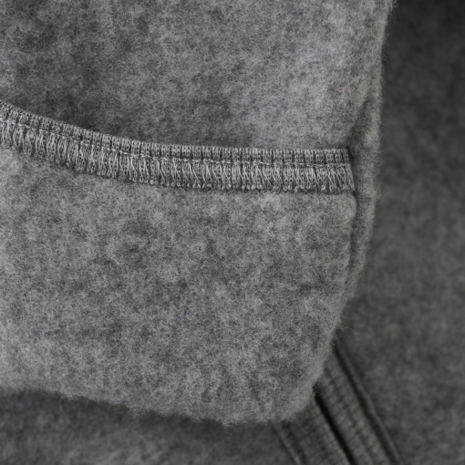 Salopetă cu urechi lână merinos fleece Huttelihut - Grey