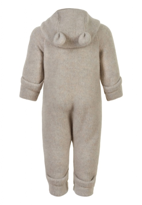 Overall lână merinos fleece Mikk-line - Melange OffWhite