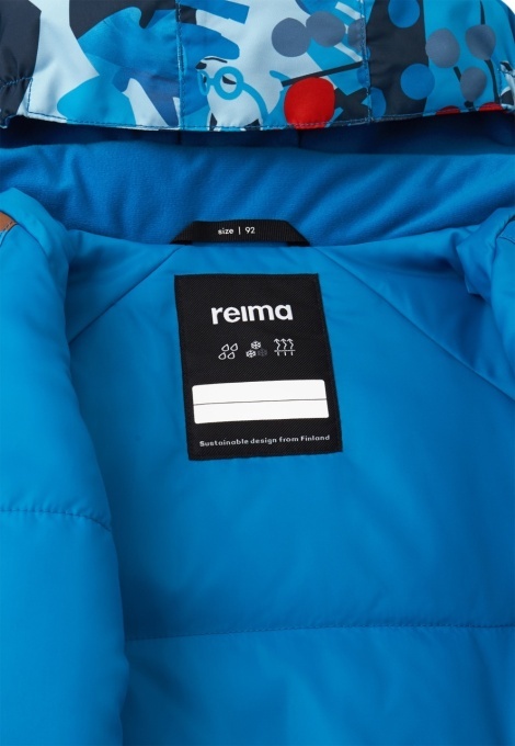 Salopetă de iarnă ReimaTec - Puhuri Bright Blue interior