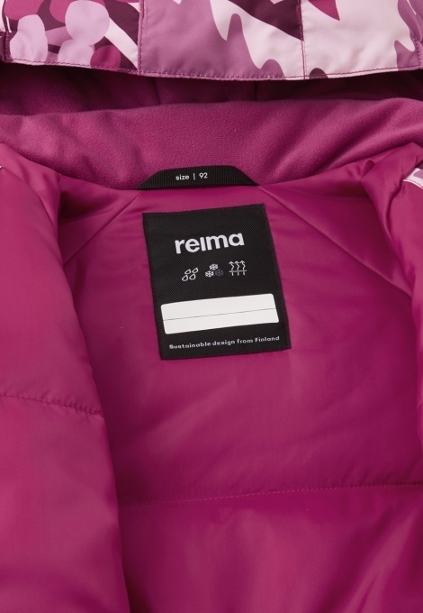 Salopetă de iarnă ReimaTec - Puhuri Cool Burgundy