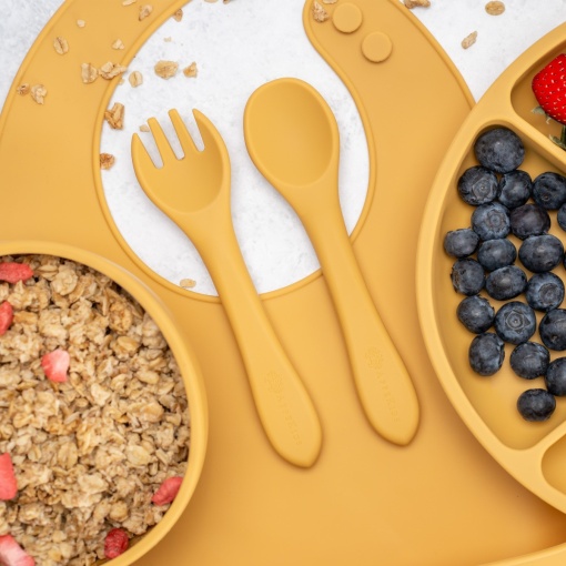 Set Diversificare, AppeKids, 100% Silicon, Classic - Honey - Img 6