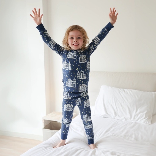 Set pijama din bambus Zipster - Amsterdam Nights