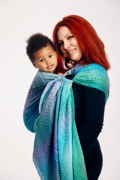 Sling cu inele Lenny Lamb - PEACOCK’S TAIL - FANTASY