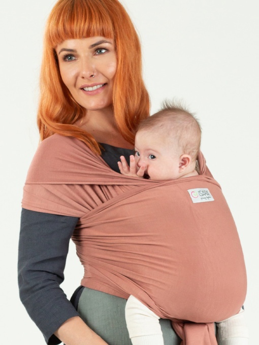 Wrap elastic Isara - Rusty Rose (bambus organic)