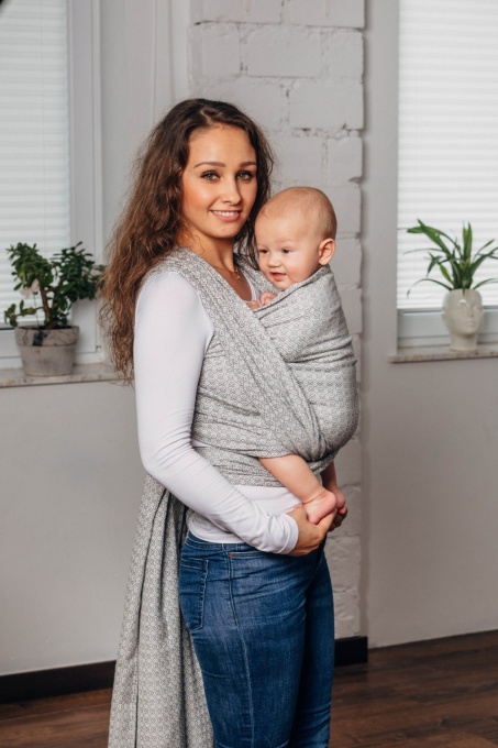 Wrap țesut Lennylamb - Larvikite - Size S (4,2m)