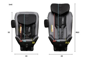 Axkid Movekid, Granite -  Scaun Auto Rear Facing 
