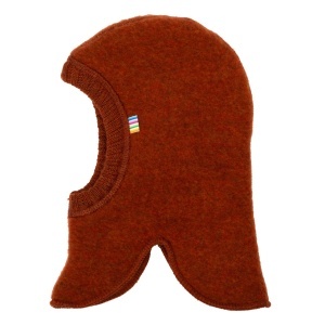 Cagulă dublată lână merinos fleece Joha - Russet