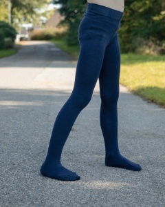 Dres lână merinos si bambus Joha - Basic Navy