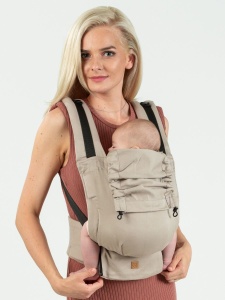 Isara Quick Full Buckle V2, Caffe Latte - Marsupiu Ergonomic