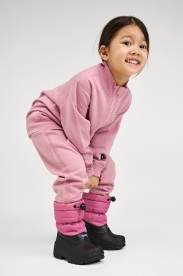 Jachetă lână merinos Reima Mahin - Grey Pink - Img 3