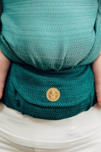 LennyLight - marsupiu ergonomic, Herringbone Ombre Green