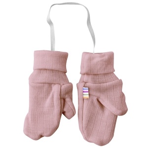 Mănuși lână merinos Joha - Basic Old Rose