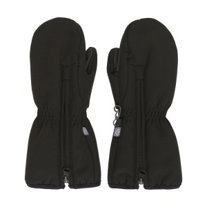 Mănuși softshell Color Kids - Black