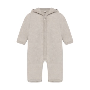 Overall cu urechi lână merinos fleece Huttelihut - Camel Melange