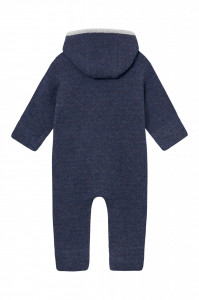 Overall lână merinos fiartă cu mănuși și botoșei, Stapf - Midnight Blue