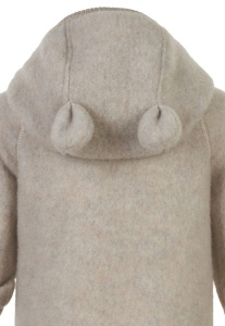 Overall lână merinos fleece Mikk-line - Melange OffWhite