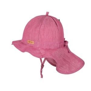 Pălărie ajustabilă din in - Fuchsia, Pure Pure