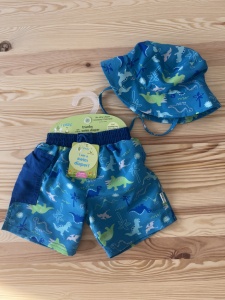Pantaloni cu scutec de inot integrat Iplay UPF 50+ - Aqua Dinosaurs - Img 6