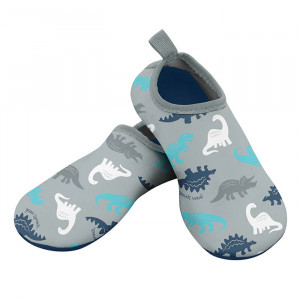 Pantofi pentru piscina/plaja SPF50+ Iplay, Grey Dino