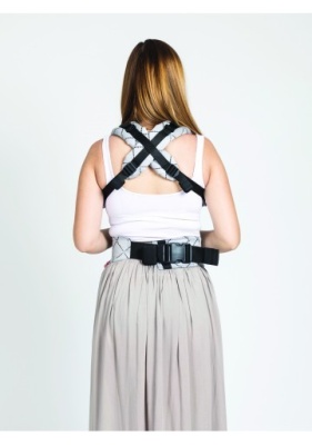 Marsupiu Ergonomic, portbebe ,ISARA THE ONE - DIAMONDA GRAY