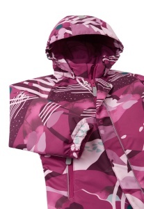 Salopetă de iarnă ReimaTec - Puhuri Cool Burgundy