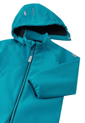 Salopetă impermeabila softshell Reima Mjosa, Aquatic Blue - Img 3