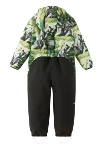 Salopetă softshell Reima  Moomin Skyddad,  Light Lime