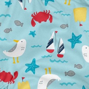 Slip de inot refolosibil Iplay UPF 50+ -Aqua Nautical Crab