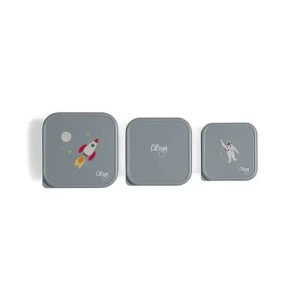 Set 3 caserole otel inoxidabil cu capac – Space