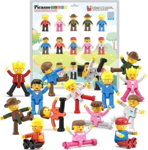 Set PicassoTiles 15 figurine magnetice