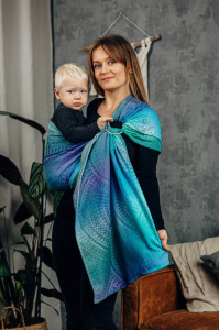 Sling cu inele Lennylamb - Peacock’s Tail Fantasy