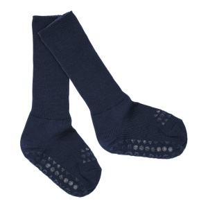 Șosete antiderapante din lână merinos GoBabyGo - Midnight Blue