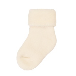 Șosete groase lână merinos terry Joha - Offwhite