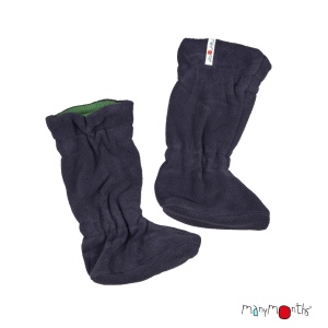 Botoșei lână merinos ManyMonths - Forest Floor Green/Grey