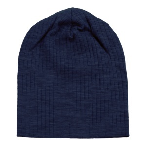 Caciulă dublată lână merinos Joha - Basic Navy