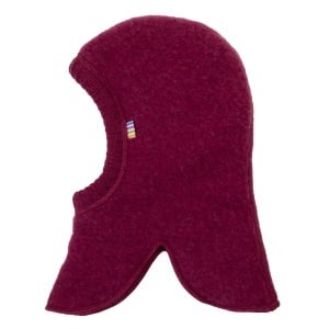 Cagulă dublată lână merinos fleece Joha - Wine Melange