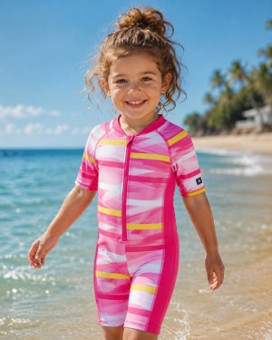 Costum de baie Reima, protectie UV 50+ Vesihiisi Bright Berry