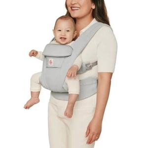 Ergobaby Omni Deluxe Cotton Pearl Grey, Marsupiu ergonomic
