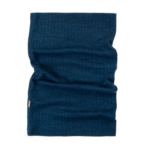 Fular tubular lână merinos Joha - Dark Blue