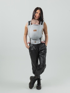 Isara Quick Full Buckle V2, Pearl Grey, Marsupiu Ergonomic