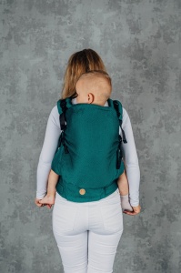 Marsupiu ergonomic LennyPreschool, Basic Line Emerald