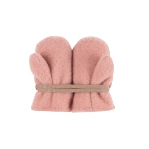 Mănusi lână merinos fleece Pure Pure - Dusty Rose