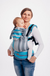 Marsupiu Ergonomic, LennyGo Baby size, Misty Morning