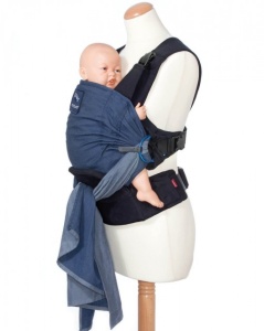 Marsupiu Ergonomic, Manduca Duo, Blue - Img 3