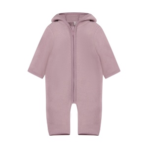 Overall cu urechi Bunny lână merinos fleece Huttelihut - Woodrose - Img 3