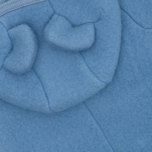 Overall cu urechi lână merinos fleece Huttelihut - Windward Blue - Img 4