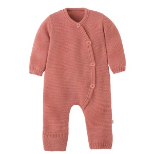 Overall din lână merinos Disana - Soft Pink