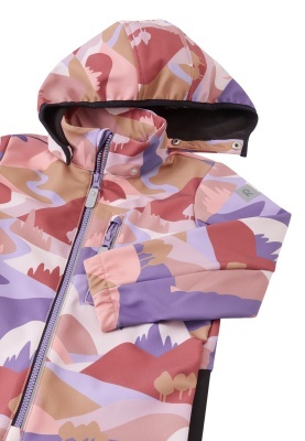 Overall impermeabil softshell Reima Nurmes, Rose Blush - Img 3